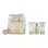 FOLIA Gold Nesseser Vanilla – Γυναικείο Σετ Δώρου σε Νεσεσέρ με Shower Gel, Body Lotion & Body Scrub
