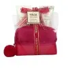 FOLIA Red Nesseser Body Powder – Γυναικείο Σετ Δώρου σε Νεσεσέρ με Shower Gel, Body Lotion & Body Scrub