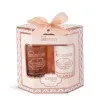 IDC Institute Scented Bronze Bathing Rituals – Γυναικείο Σετ Δώρου με Shower Gel 80ml, Body Lotion 80ml & Σφουγγάρι