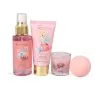 IDC Institute Scented Garden Perfect Bath 4 τμχ – Γυναικείο Σετ Δώρου με Body Mist, Κρέμα Χεριών, Bath Bomb & Κερί