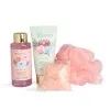 IDC Institute Scented Garden Surprise Gift Set – Γυναικείο Σετ Δώρου με Shower Gel, Body Lotion, Άλατα Μπάνιου & Σφουγγάρι