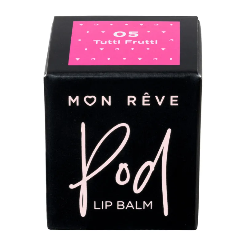 Mon Reve Lip Balm Pod - Ενυδατικό Lip Balm με Λάδι Καρύδας 5gr – #05 Tutti Frutti