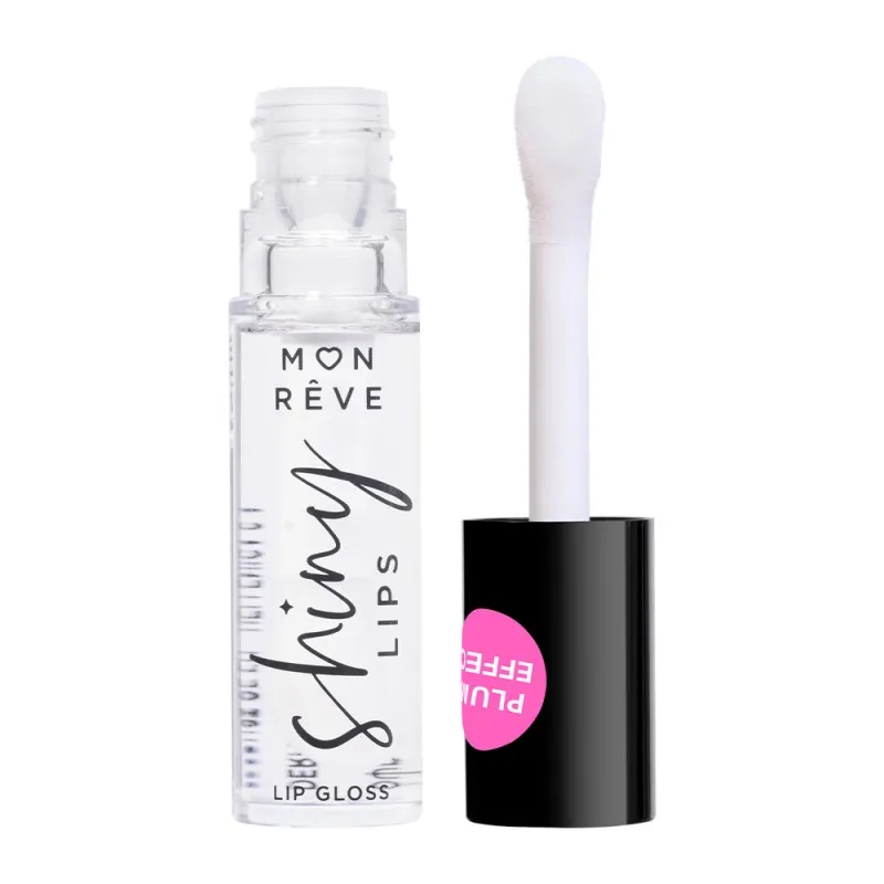 Mon Reve Shiny Lips - Ενυδατικό Lip Gloss για 3D Λάμψη & Όγκο 5ml – #09 CLEAR VOLUME
