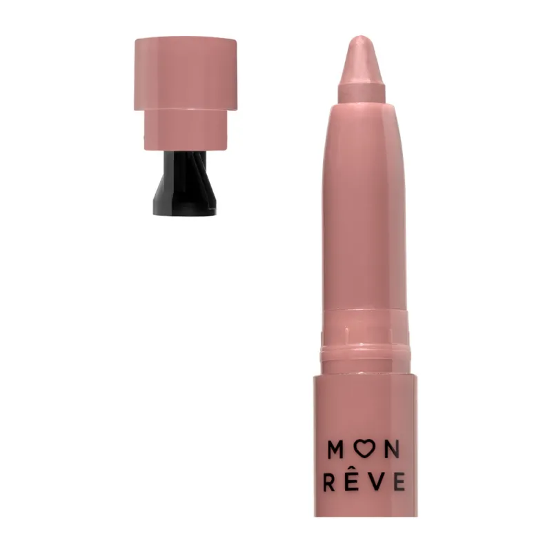 Mon Reve Lip Crayon - Μακράς Διάρκειας Μηχανικό Ματ Κραγιόν 1.5gr #02 BURNT LILAC