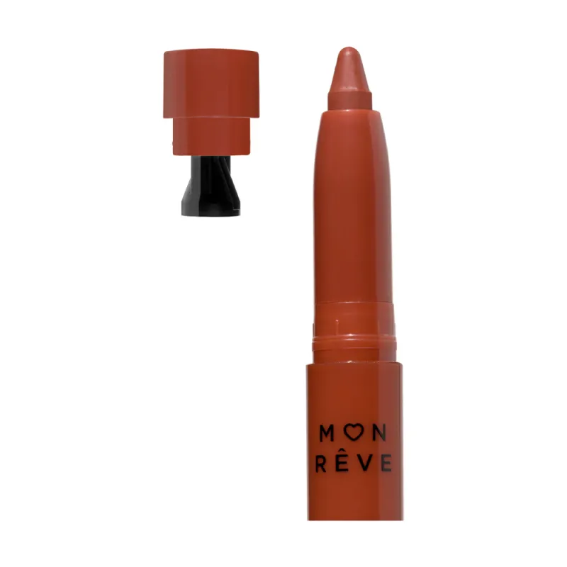 Mon Reve Lip Crayon - Μακράς Διάρκειας Μηχανικό Ματ Κραγιόν 1.5gr #15 CHOCO