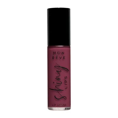 Mon Reve Shiny Lips - Ενυδατικό Lip Gloss για 3D Λάμψη & Όγκο 5ml – #15 SWEET CRANBERRY