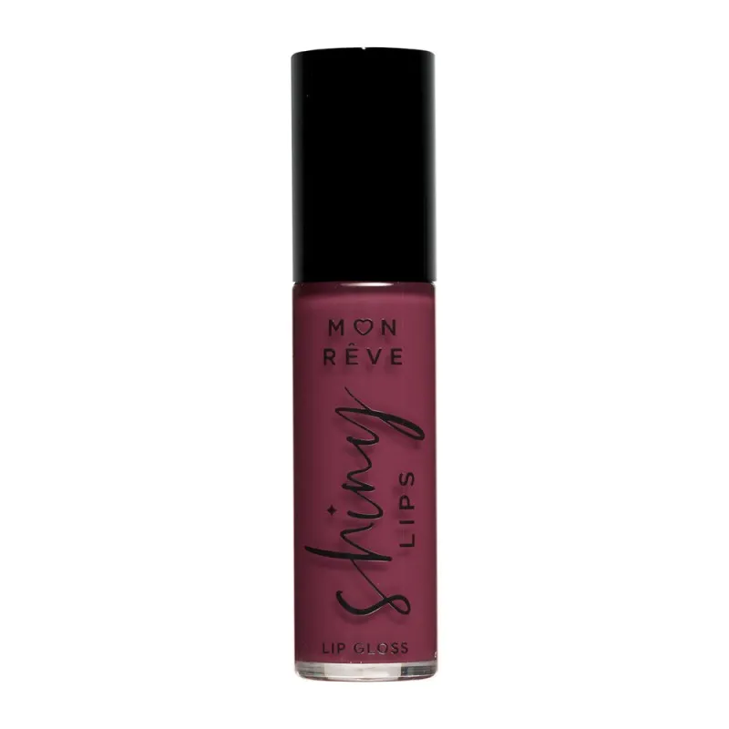 Mon Reve Shiny Lips - Ενυδατικό Lip Gloss για 3D Λάμψη & Όγκο 5ml – #15 SWEET CRANBERRY