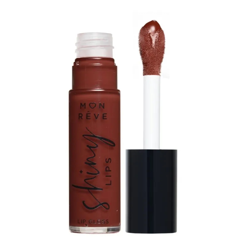 Mon Reve Shiny Lips – Ενυδατικό Lip Gloss για 3D Λάμψη & Όγκο 5ml #20 Cinnamon