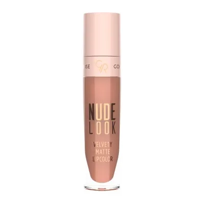 Golden Rose Nude Look Velvety Matte LipColor 5.5ml – Υγρό Ματ Κραγιόν #01 JUST NUDE