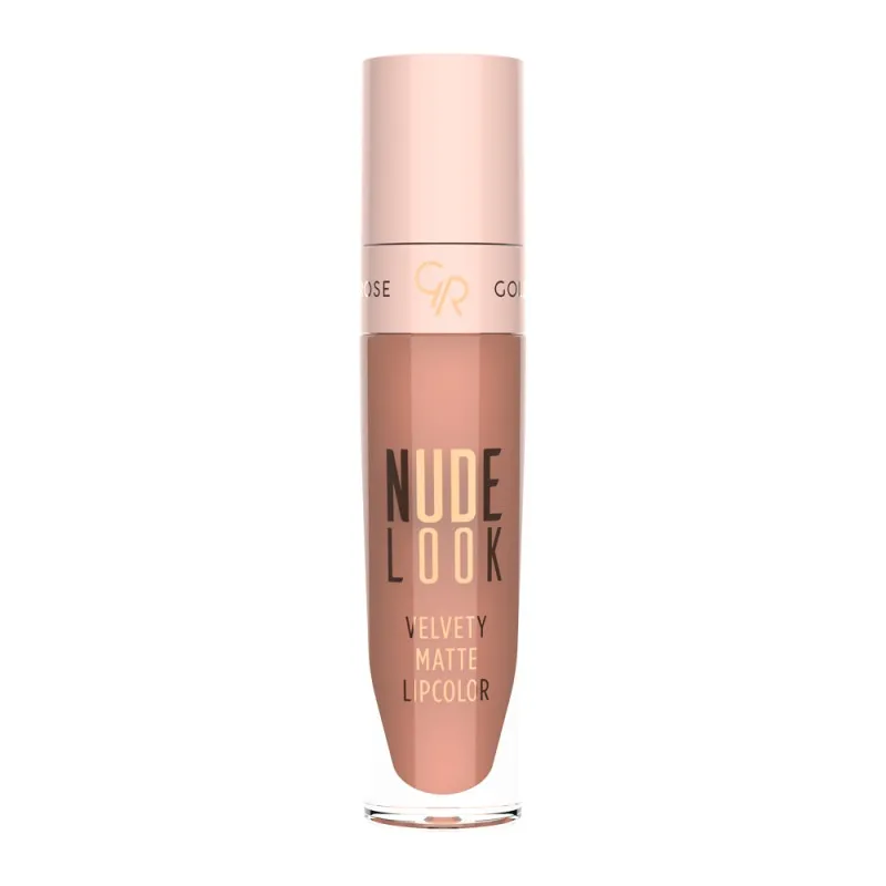 Golden Rose Nude Look Velvety Matte LipColor 5.5ml – Υγρό Ματ Κραγιόν #01 JUST NUDE