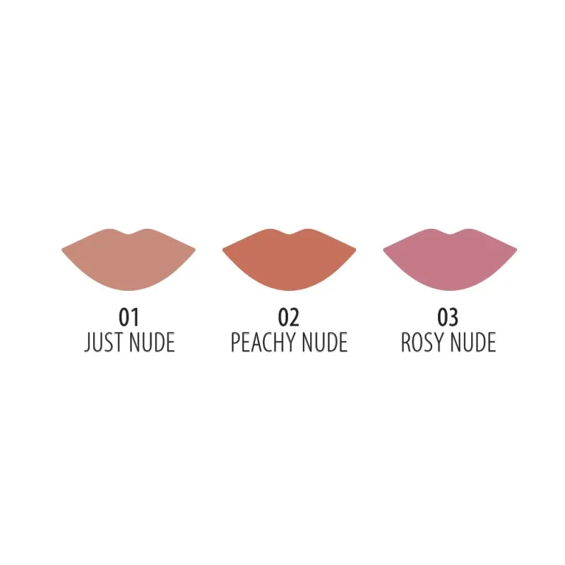 Golden Rose Nude Look Velvety Matte LipColor 5.5ml – Υγρό Ματ Κραγιόν #03 ROSE NUDE
