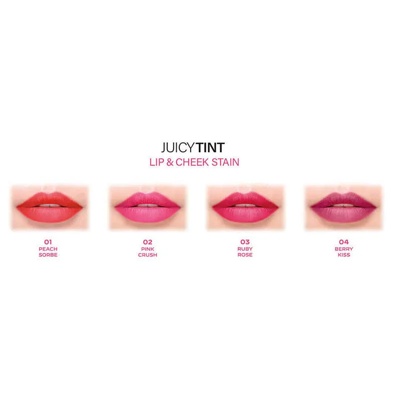 Golden Rose Juicy Tint Lip & Cheek Stain 5,2ml #03 RUBY ROSE