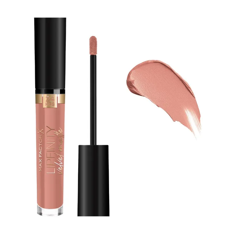 Max Factor Lipfinity Velvet Matte Liquid Lipstick 3.5ml #040 Luxe Nude Max Factor Lipfinity Velvet Matte Liquid Lipstick 3.5ml #040 Luxe Nude