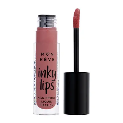Mon Reve Inky Lips - Εξαιρετικά Σταθερό Υγρό Ματ Κραγιόν 4ml #25 SUEDE
