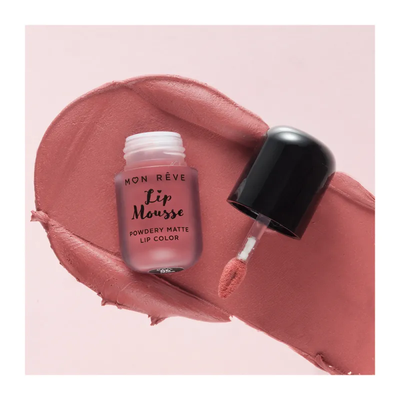 Mon Reve Lip Mousse - Ανάλαφρο Ματ Κραγιόν με Υφή Πούδρας 4gr #06 PRAGUE