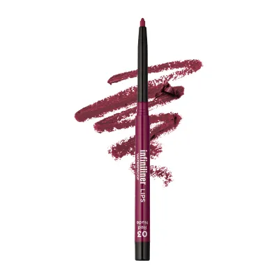 Mon Reve Infiniliner Gel Lip Pencil - Αδιάβροχο Μηχανικό Μολύβι Χειλιών 1.2gr – #03 Red Nude
