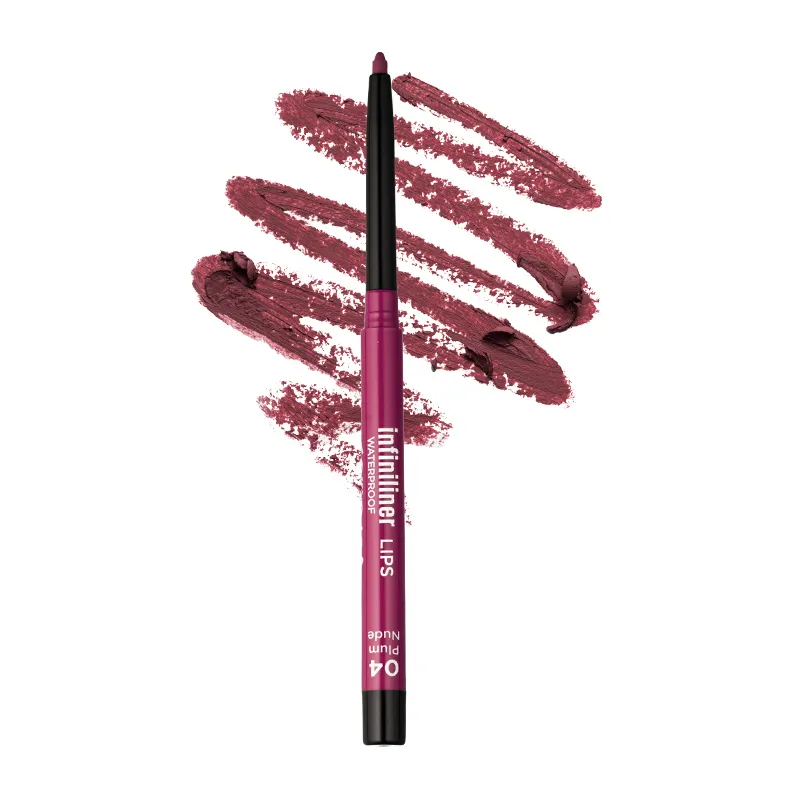 Mon Reve Infiniliner Gel Lip Pencil - Αδιάβροχο Μηχανικό Μολύβι Χειλιών 1.2gr – #04 Plum Nude