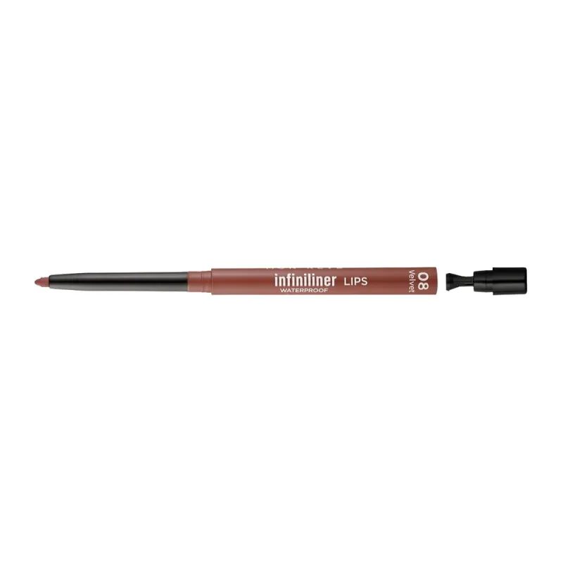 Mon Reve Infiniliner Gel Lip Pencil - Αδιάβροχο Μηχανικό Μολύβι Χειλιών 1.2gr – #08 Velvet Mon Reve Infiniliner Gel Lip Pencil - Αδιάβροχο Μηχανικό Μολύβι Χειλιών 1.2gr – #08 Velvet