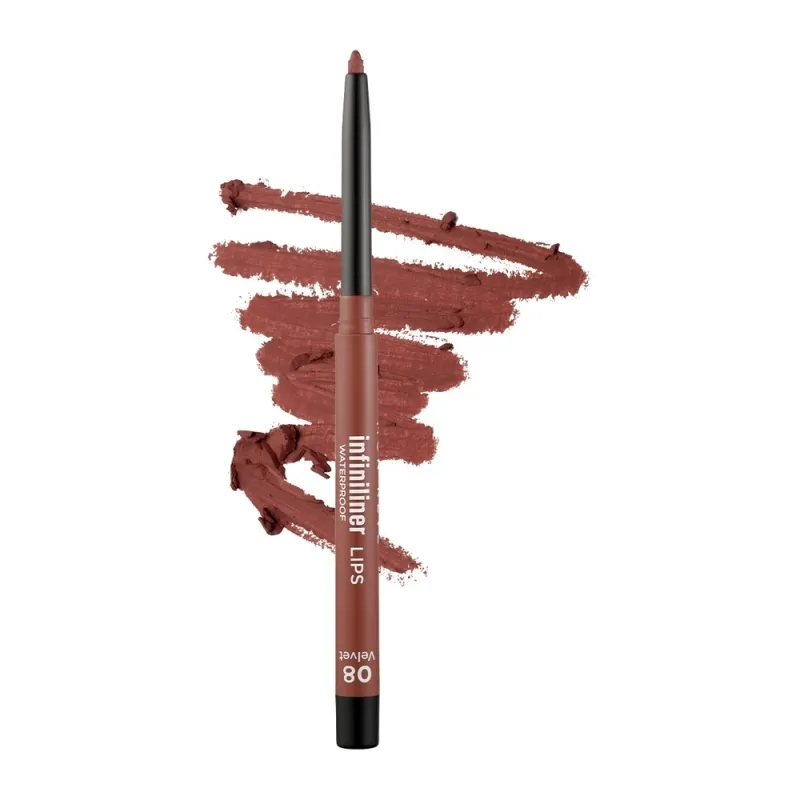 Mon Reve Infiniliner Gel Lip Pencil - Αδιάβροχο Μηχανικό Μολύβι Χειλιών 1.2gr – #08 Velvet Mon Reve Infiniliner Gel Lip Pencil - Αδιάβροχο Μηχανικό Μολύβι Χειλιών 1.2gr – #08 Velvet