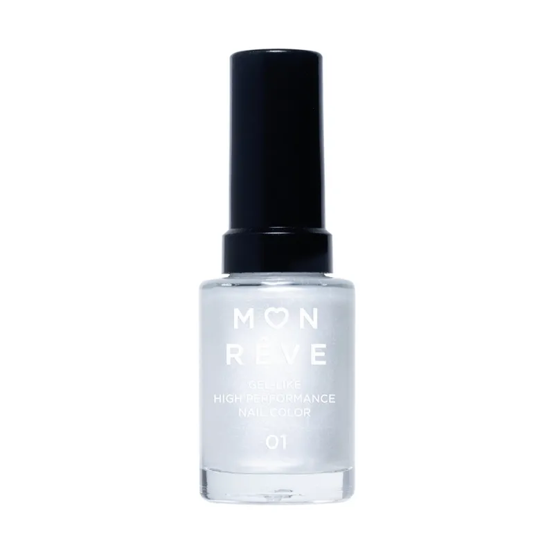 Mon Reve Gel-Like Nail Color - Ανθεκτικό Βερνίκι Νυχιών Γρήγορου Στεγνώματος 13ml– #01 Mon Reve Gel-Like Nail Color - Ανθεκτικό Βερνίκι Νυχιών Γρήγορου Στεγνώματος 13ml– #01