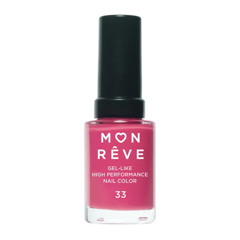 Mon Reve Gel-Like Nail Color - Ανθεκτικό Βερνίκι Νυχιών Γρήγορου Στεγνώματος 13ml– #33 Mon Reve Gel-Like Nail Color - Ανθεκτικό Βερνίκι Νυχιών Γρήγορου Στεγνώματος 13ml– #33