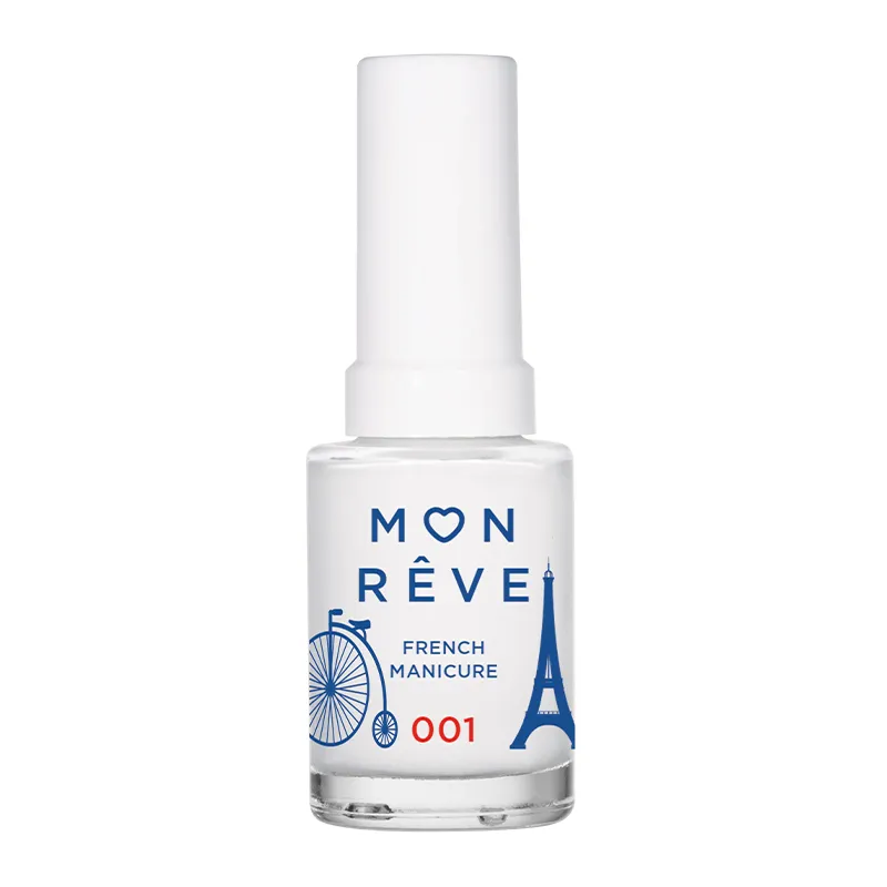 Mon Reve French Manicure - Βερνίκι Νυχιών για Γαλλικό Μανικιούρ 13ml– #001 WHITE TIP Mon Reve French Manicure - Βερνίκι Νυχιών για Γαλλικό Μανικιούρ 13ml– #001 WHITE TIP
