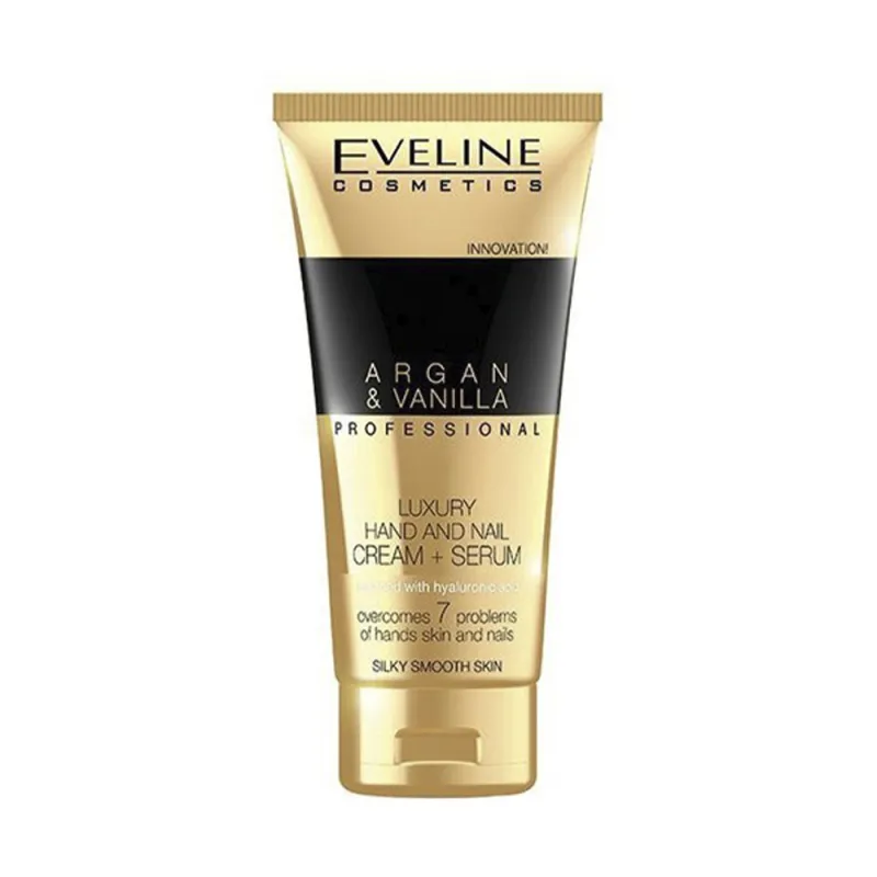 Eveline Hand & Nail Spa Cream + Serum Argan & Vanilla (100ml) Eveline Hand & Nail Spa Cream + Serum Argan & Vanilla (100ml)