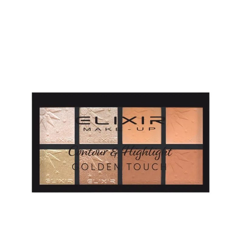 Elixir Παλέτα Contour & Highlight GOLDEN TOUCH #844B Elixir Παλέτα Contour & Highlight GOLDEN TOUCH #844B
