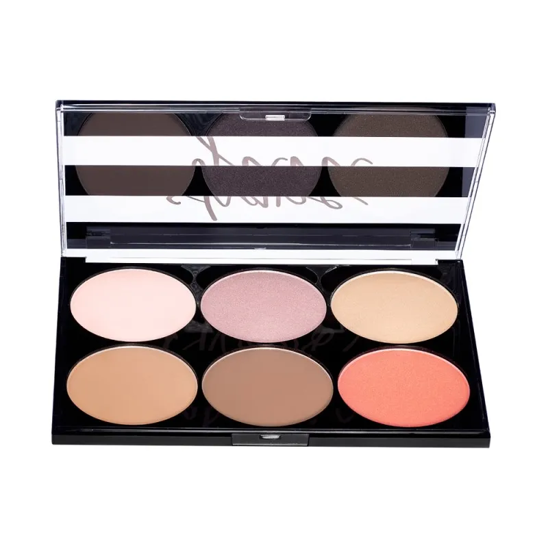Mon Reve Shape Guru - Παλέτα highlighter, contour & blush 24gr #01 Light