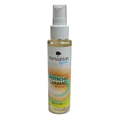 Messinian Spa Hair & Body Fragrance Mist Pistachio Caramel 100ml – Αρωματικό Σπρέι Μαλλιών & Σώματος