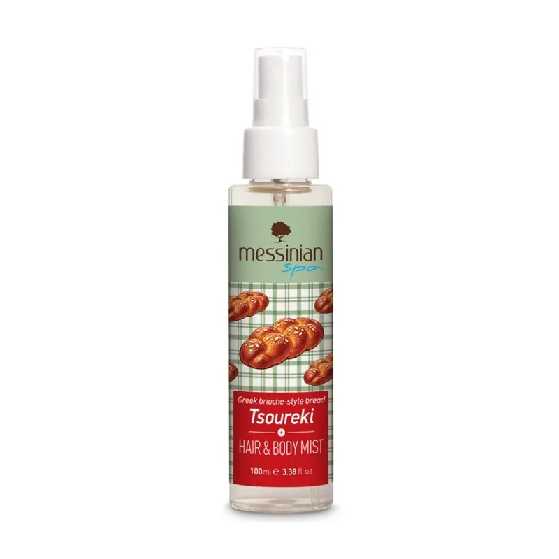 Messinian Spa Hair & Body Mist Τσουρέκι 100ml – Αρωματικό Σπρέι Μαλλιών & Σώματος