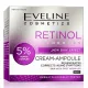 Eveline Retinol Therapy 5% Cream-Ampoule 50ml - Αναπλαστική Κρέμα-Αμπούλα Νυκτός για Επιδερμίδες με τις Πρώτες Ρυτίδες Eveline Retinol Therapy 5% Cream-Ampoule 50ml - Αναπλαστική Κρέμα-Αμπούλα Νυκτός για Επιδερμίδες με τις Πρώτες Ρυτίδες