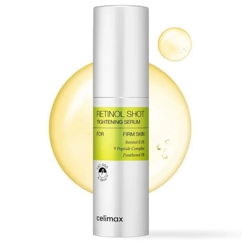 Celimax The Vita-A Retinol Shot Tightening Serum 30ml – Ορός Προσώπου με Ρετινόλη για Σύσφιξη, Ρυτίδες & Πόρους
