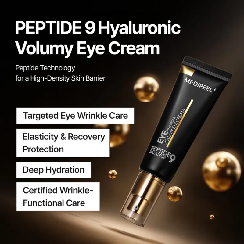 Medi-Peel Peptide 9 Hyaluronic Volumy Eye Cream 40ml – Κρέμα Ματιών με Πεπτίδια για Ενυδάτωση, Σύσφιξη & Λεπτές Γραμμές