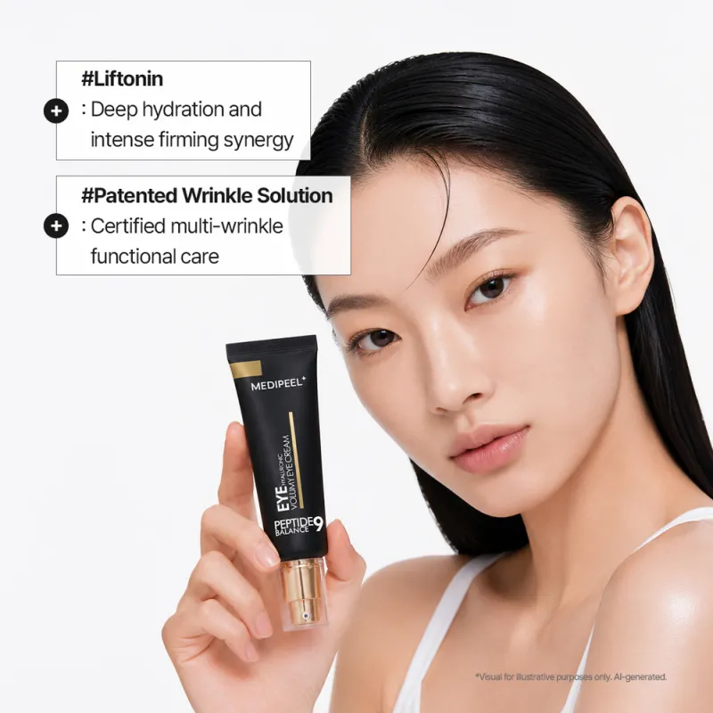 Medi-Peel Peptide 9 Hyaluronic Volumy Eye Cream 40ml – Κρέμα Ματιών με Πεπτίδια για Ενυδάτωση, Σύσφιξη & Λεπτές Γραμμές