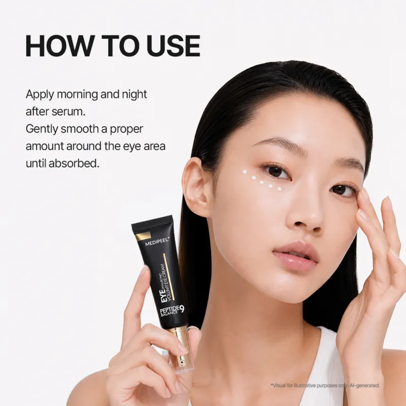 Medi-Peel Peptide 9 Hyaluronic Volumy Eye Cream 40ml – Κρέμα Ματιών με Πεπτίδια για Ενυδάτωση, Σύσφιξη & Λεπτές Γραμμές
