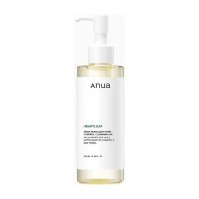 Anua Heartleaf Pore Control Cleansing Oil 200ml – Λάδι Καθαρισμού & Ντεμακιγιάζ Προσώπου για Πόρους, Μαύρα Στίγματα & Λιπαρότητα