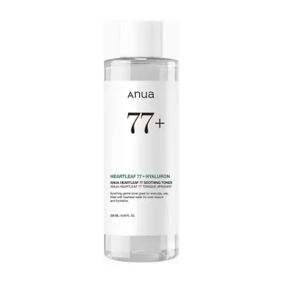 Anua Heartleaf 77% Soothing Toner 250ml – Καταπραϋντικό Toner Προσώπου με Heartleaf για Ενυδάτωση, Δροσιά & Ευαίσθητη Επιδερμίδα