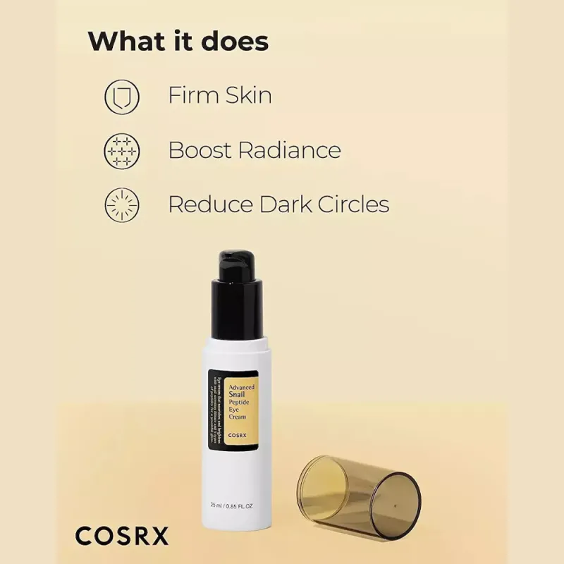 COSRX Advanced Snail Peptide Eye Cream 25ml - Κρέμα Ματιών για Μαύρους Κύκλους & Αντιγήρανση