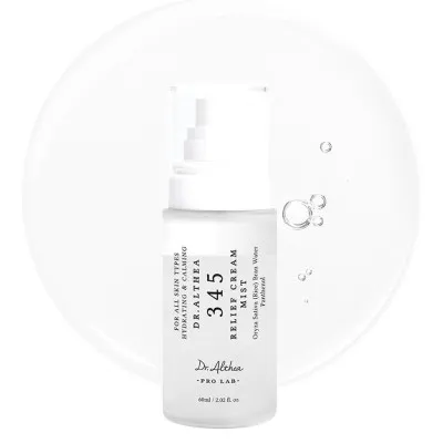 Dr.Althea 345 Relief Cream Mist 60ml – Mist Προσώπου με Υαλουρονικό Οξύ & Centella για Ενυδάτωση, Καταπράυνση & Ενίσχυση Φραγμού