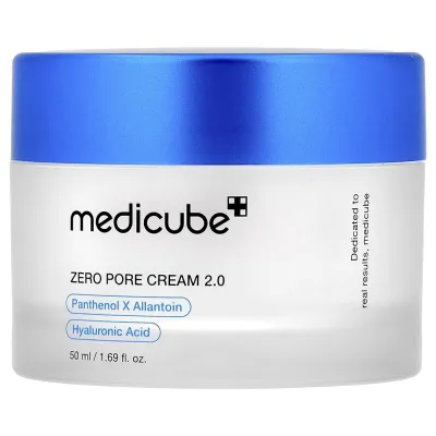 Medicube Zero Pore Cream 2.0 50ml – Κρέμα Προσώπου με AHA για Πόρους, Λιπαρότητα & Λεία Υφή