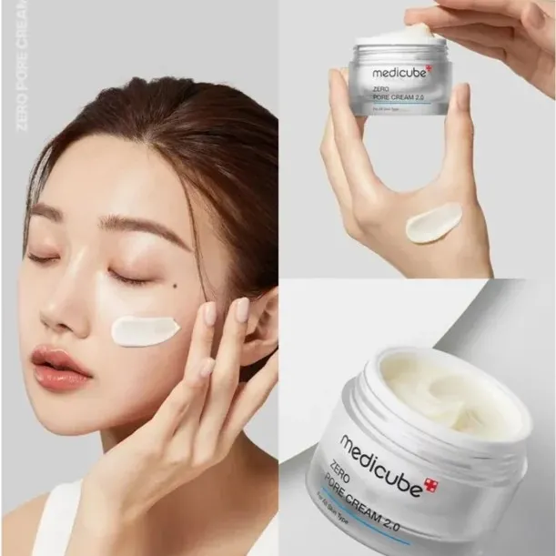 Medicube Zero Pore Cream 2.0 50ml – Κρέμα Προσώπου με AHA για Πόρους, Λιπαρότητα & Λεία Υφή