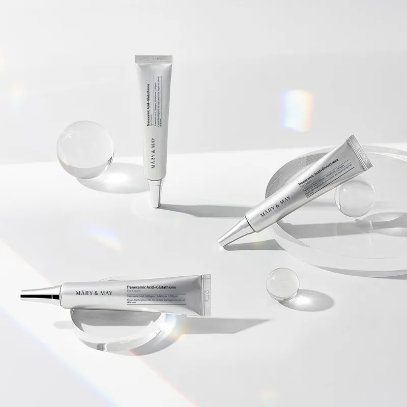 Mary&May Tranexamic Acid+Glutathione Eye Cream 30g – Κρέμα Ματιών με Tranexamic Acid & Γλουταθειόνη για Μαύρους Κύκλους, Δυσχρωμίες & Λάμψη