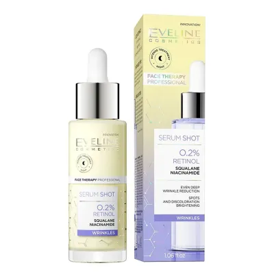 Eveline Serum Shot 0.2% Retinol | Αντιγηραντικό Serum Προσώπου με Ρετινόλη 30ml