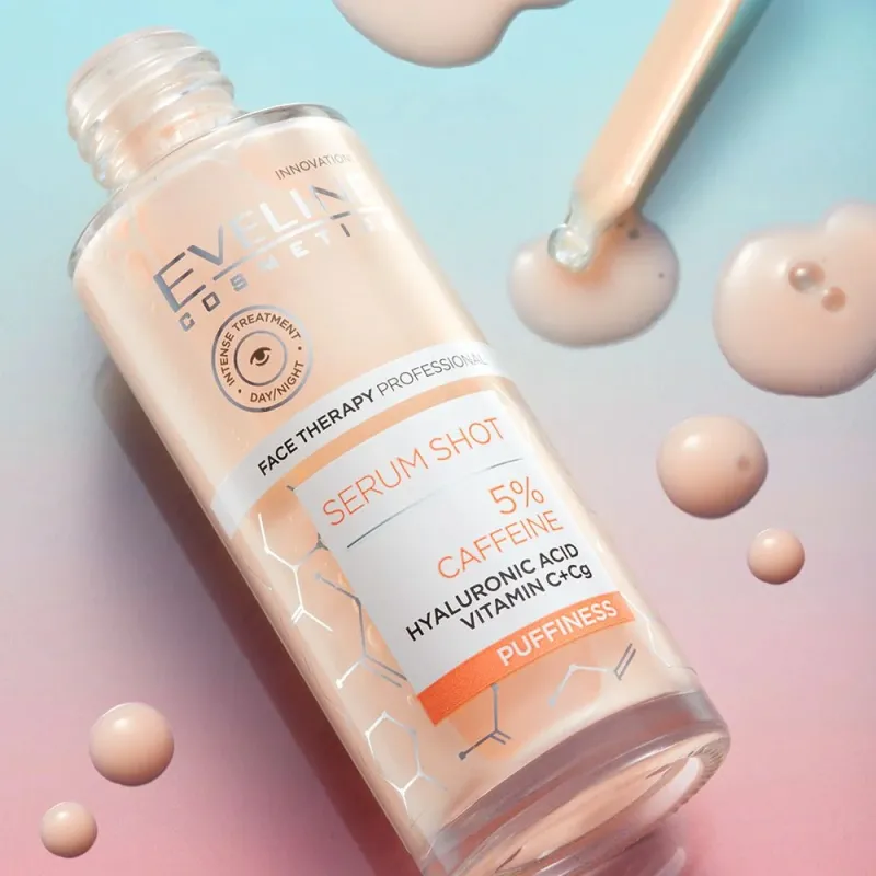 Eveline Serum Shot Caffeine 5% Eye Contour Treatment | Ορός Για Το Περίγραμμα Των Ματιών για Μαύρους Κύκλους & Σακούλες 30ml Eveline Serum Shot Caffeine 5% Eye Contour Treatment | Ορός Για Το Περίγραμμα Των Ματιών για Μαύρους Κύκλους & Σακούλες 30ml