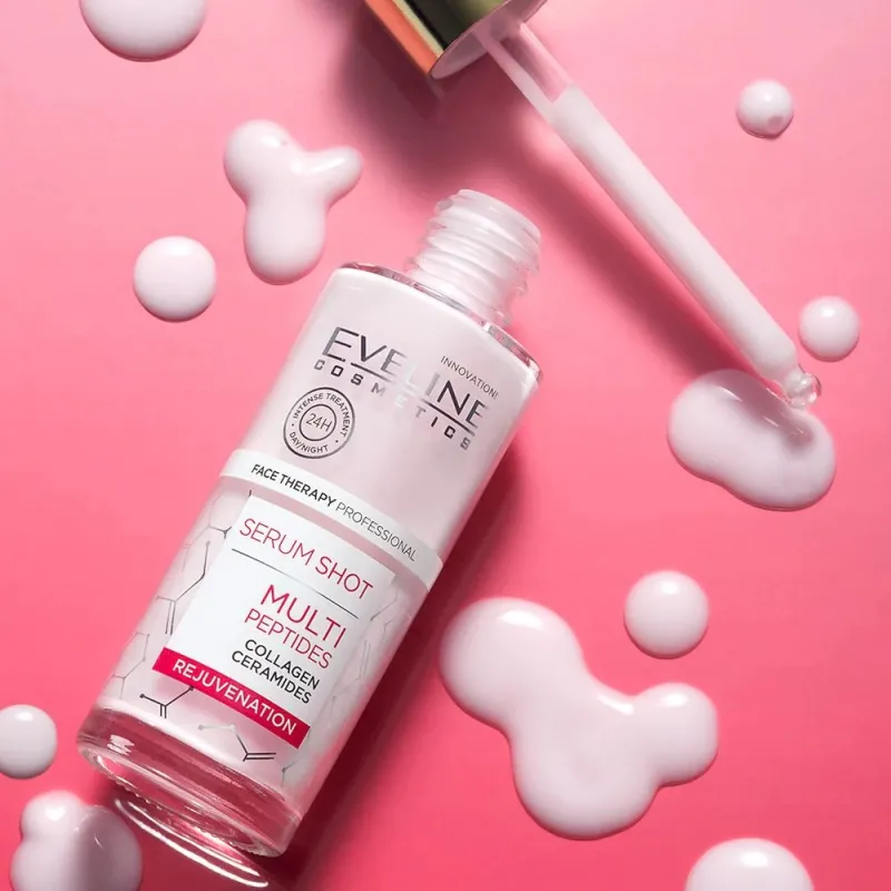 Eveline Serum Shot Multi Peptides | Αντιγηραντικός Ορός Για Το Πρόσωπο για Σύσφιξη & Αναζωογόνηση 30ml Eveline Serum Shot Multi Peptides | Αντιγηραντικός Ορός Για Το Πρόσωπο για Σύσφιξη & Αναζωογόνηση 30ml
