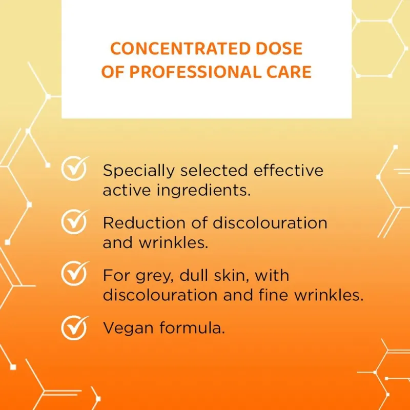 Eveline Serum Shot 15% Vitamin C + Cg Antioxidant | Αντιοξειδωτικός Ορός Προσώπου 30ml