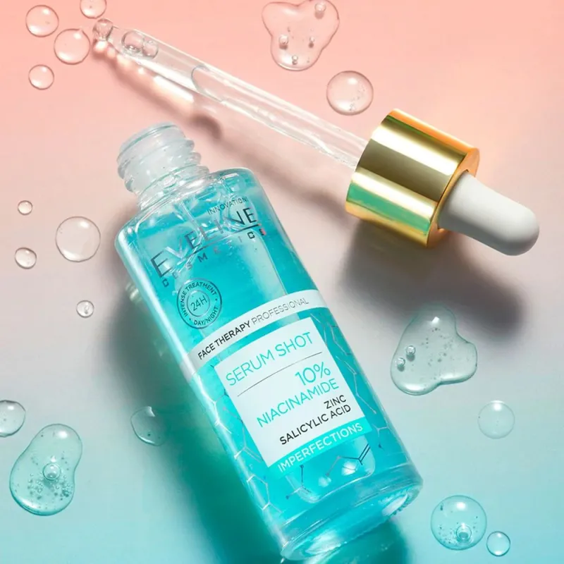 Eveline Serum Shot 10% Niacinamide | Ορός Ενυδάτωσης Για Το Πρόσωπο 30ml